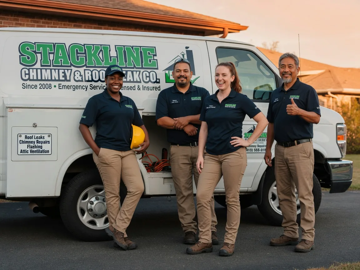 Chimney flashing repair company in Davenport, WA